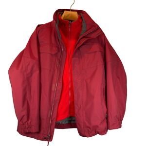 Marmot MemBrain 3 in 1 Ski Snowboard Jacket Medium Waterproof Breathable Hooded